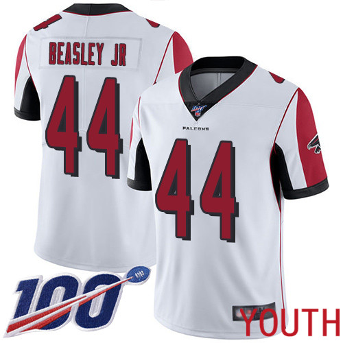 Atlanta Falcons Limited White Youth Vic Beasley Road Jersey NFL Football #44 100th Season Vapor Untouchable->women nfl jersey->Women Jersey